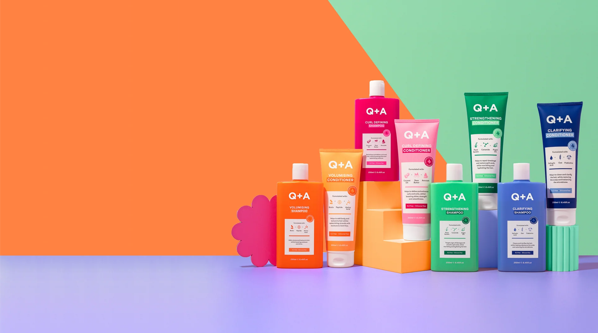 Gamme Soins Capillaires Q+A