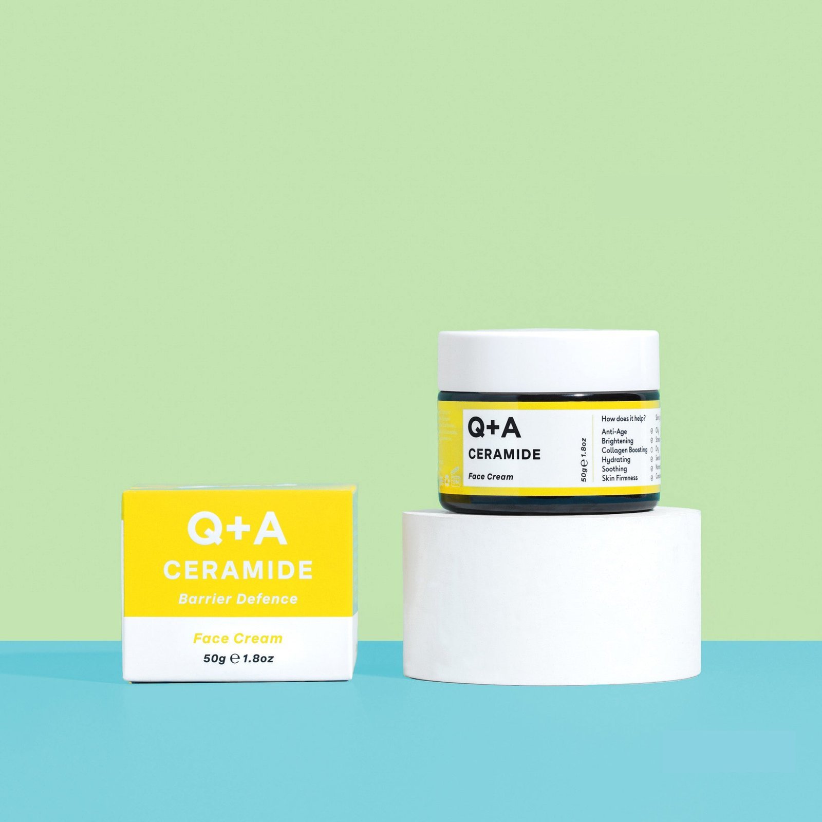Q_AE-commerceSkincare-Ceramide_4100x.jpg Q+A Ceramide Barrier Defence Face Cream – Image 1