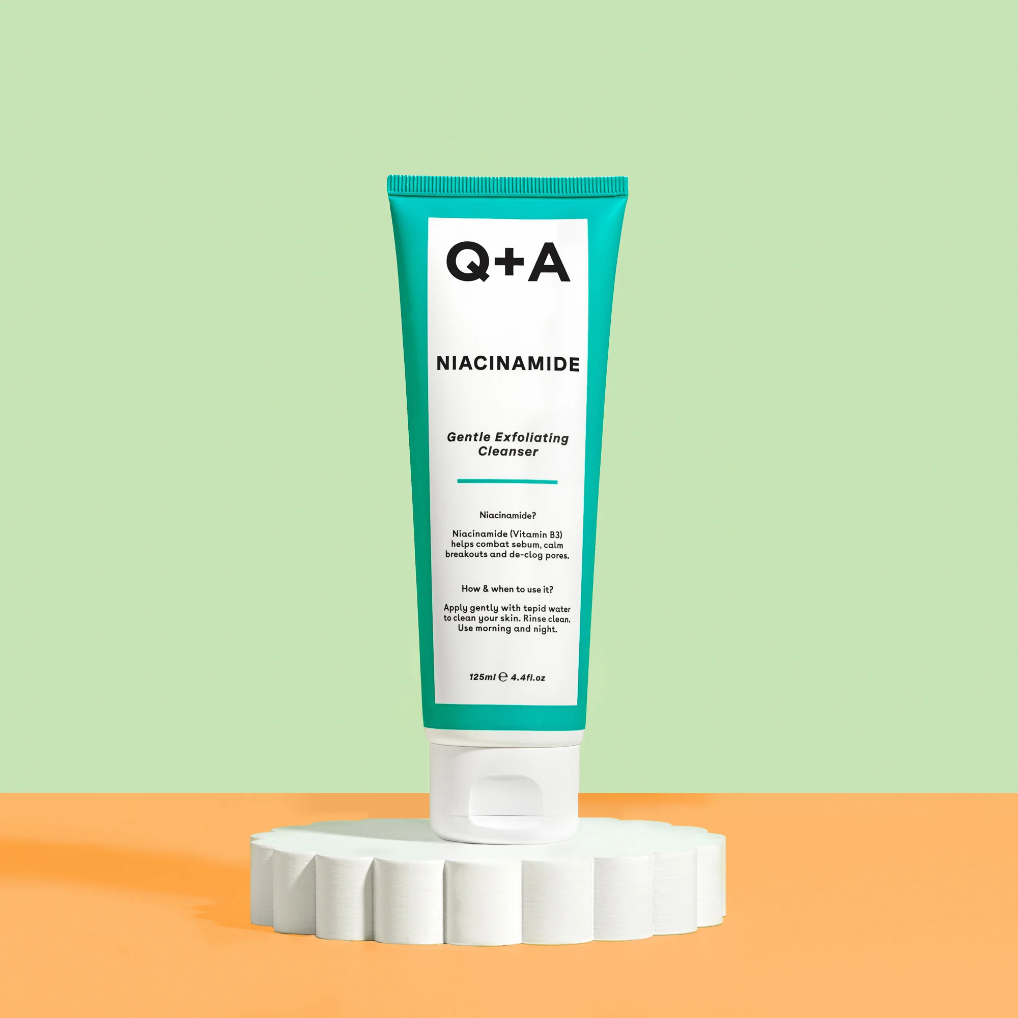 Q_AE-commerceSkincare-Niacinamide-Cleanser_2048x2048 Q+A Niacinamide Gentle Exfoliating Cleanser – Image 1